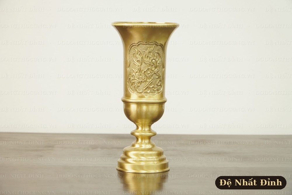 Ống hương đồng dáng loe bằng đồng — Đệ Nhất Đỉnh