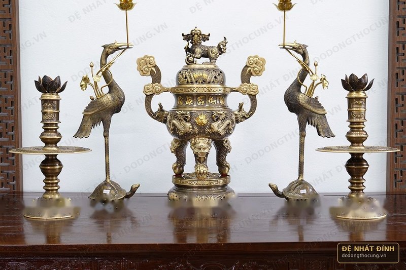 Bộ ngũ sự cuốn thư Phúc Lộc Thọ Khang Ninh