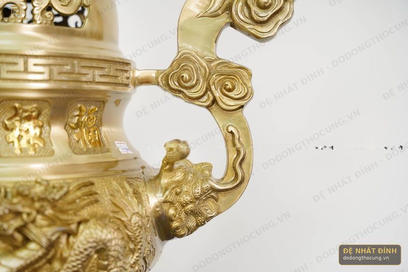 Bộ ngũ sự Song Long 65cm mộc cát tút — ảnh 4