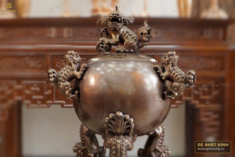 Đỉnh Thất Lân vờn cầu 1m trơn — ảnh 4