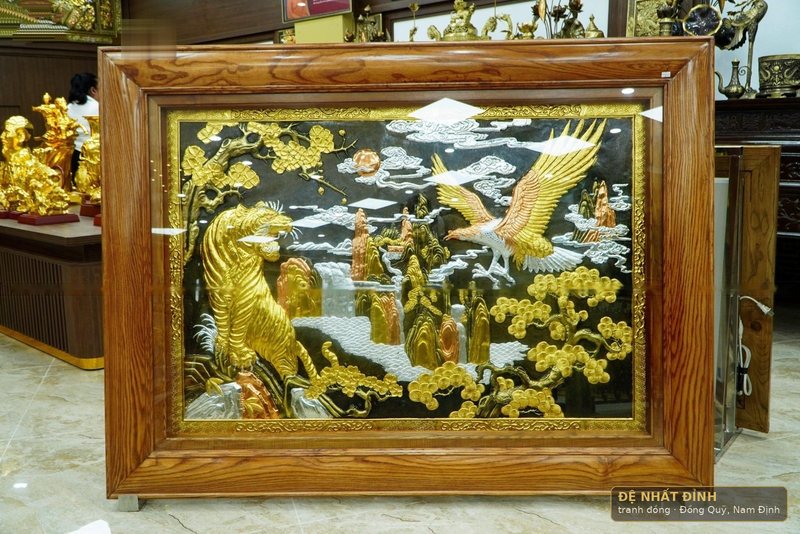 Anh hùng tương ngộ khảm tam khí — hàng làm riêng — ảnh 3