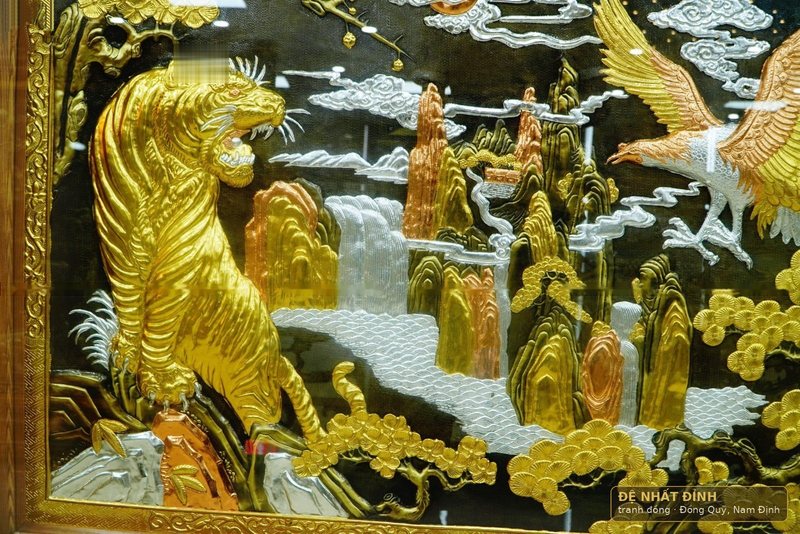 Anh hùng tương ngộ khảm tam khí — hàng làm riêng — ảnh 5