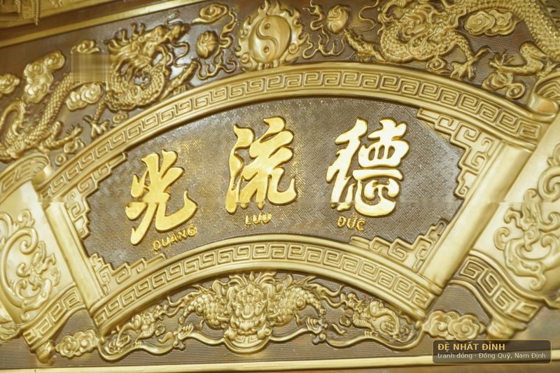 Đại tự câu đối kỹ nét mẫu mới, chữ Hiếu – Tôn hai bên — ảnh 4