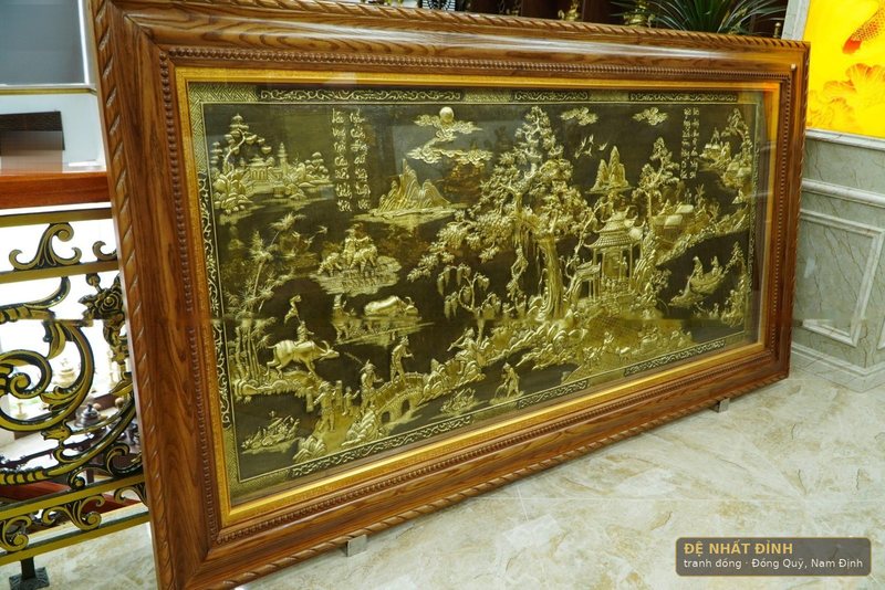 Tranh đồng quê màu giả cổ hàng kỹ — ảnh 6