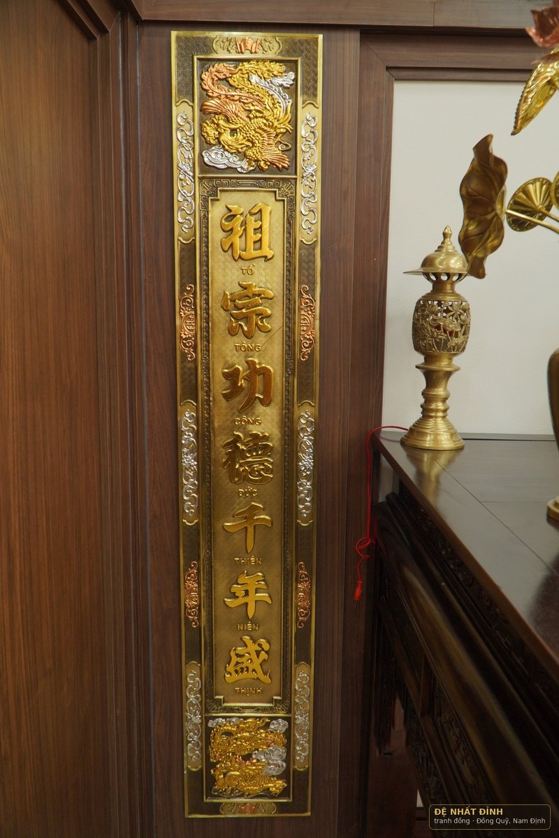 Hoành phi đại tự câu đối dát vàng, dát bạc — ảnh 10