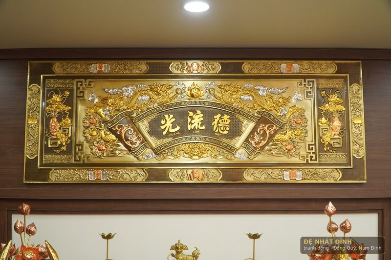 Hoành phi đại tự câu đối dát vàng, dát bạc — ảnh 6