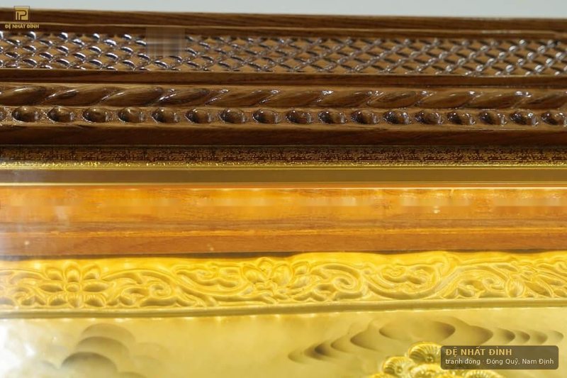 Mã đáo thành công khảm tam khí, khung gỗ sồi Nga — ảnh 10