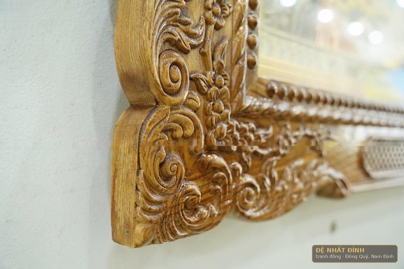 Mã đáo thành công khảm tam khí, khung gỗ sồi Nga — ảnh 12