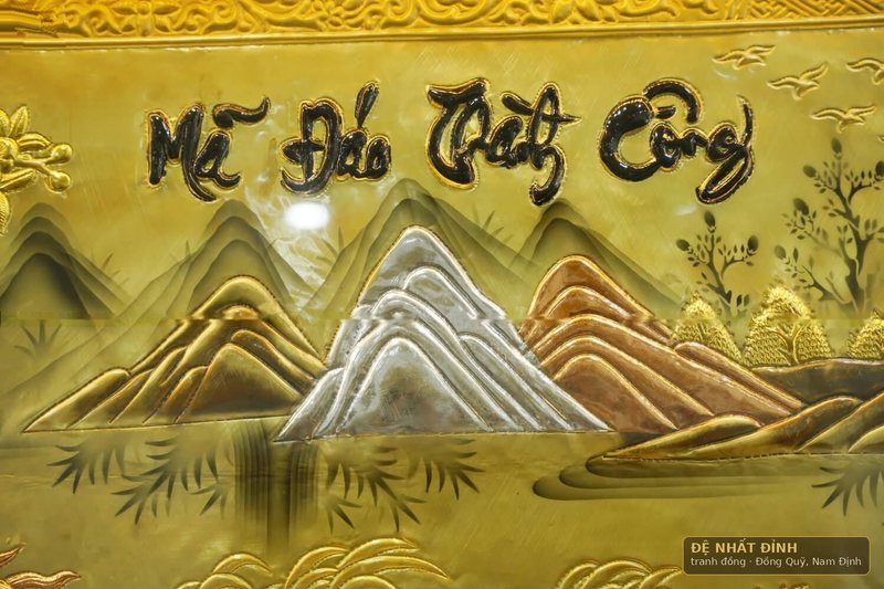 Mã đáo thành công khảm tam khí, khung gỗ sồi Nga — ảnh 8